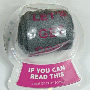 Let's Get Cozy a pair of socks